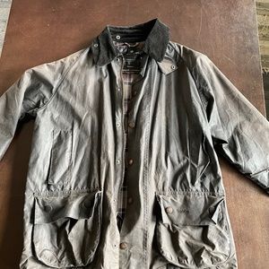 Barbour Beaufort vintage wax jacket 34